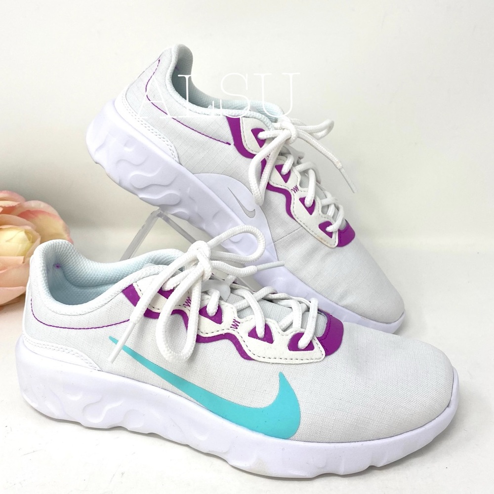💖MEGA SALE💖Nike Explore Strada White Canvas AUTHENTIC Women's 8.5 CD7091 100